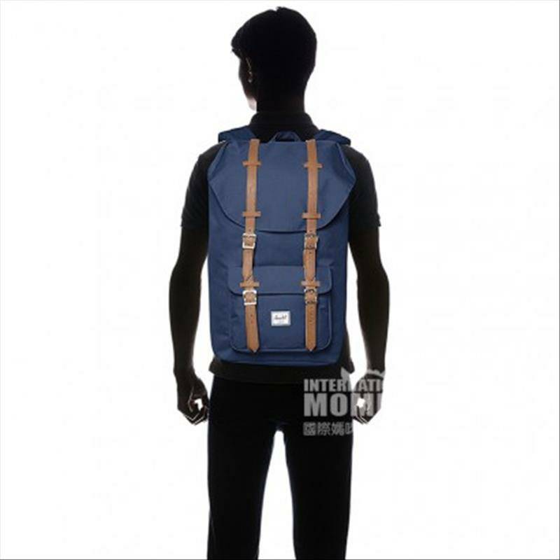 Herschel 캐나다남성블루캐주얼백팩해외버전