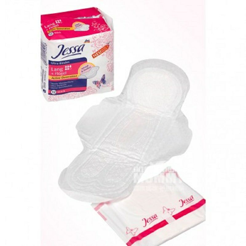 Jessa 독일면유무향 5 물을플러스일용생리대 12 조각 * 4 해외판