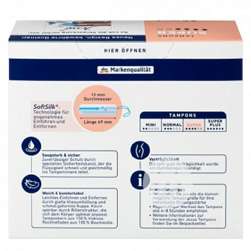 Jessa 독일 Jessa 내장식 4 물방울위생면봉 56 개해외버전