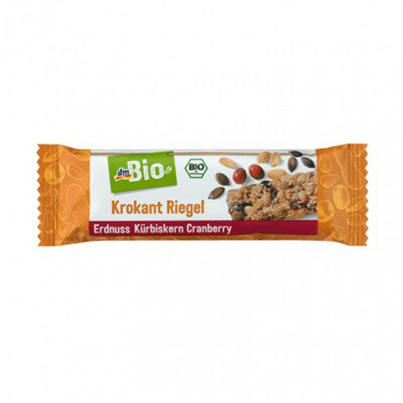 DmBio 독일 DmBio 유기농땅콩호박씨앗크랜베리스틱 * 12 해외버전