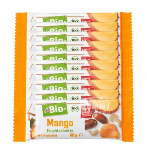 DmBio 독일 DmBio 유기농망고과일바 * 10 해외버전