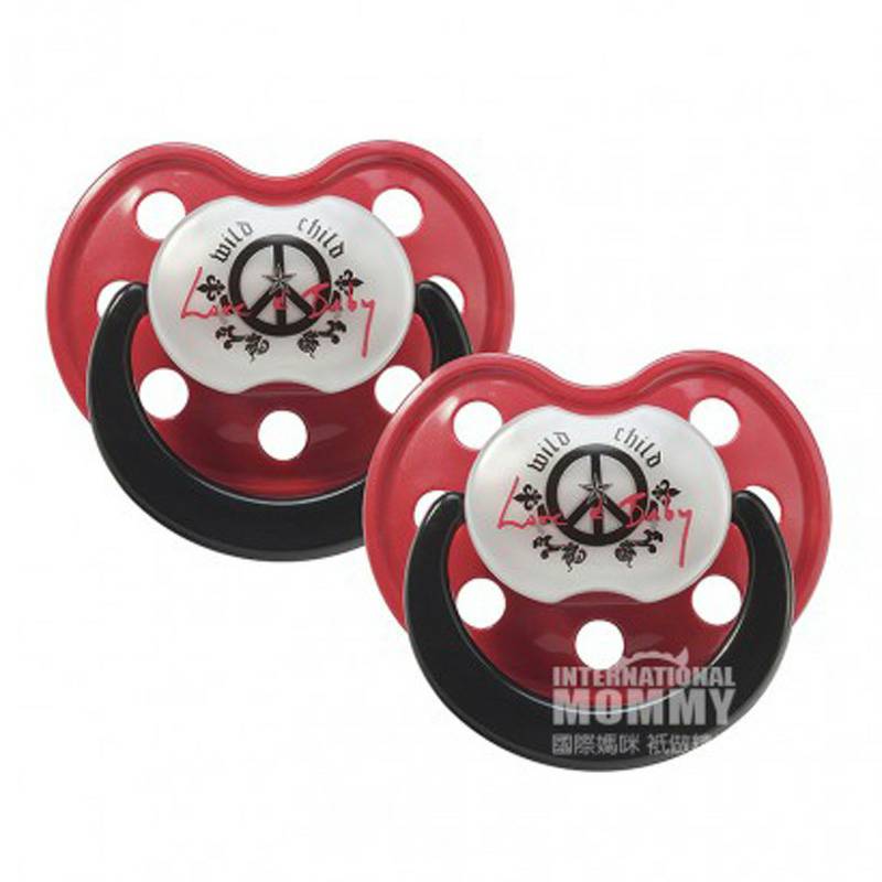 ROCK STAR BABY 독일아기실리콘젖꼭지 2 팩 0-6 개월해외버전