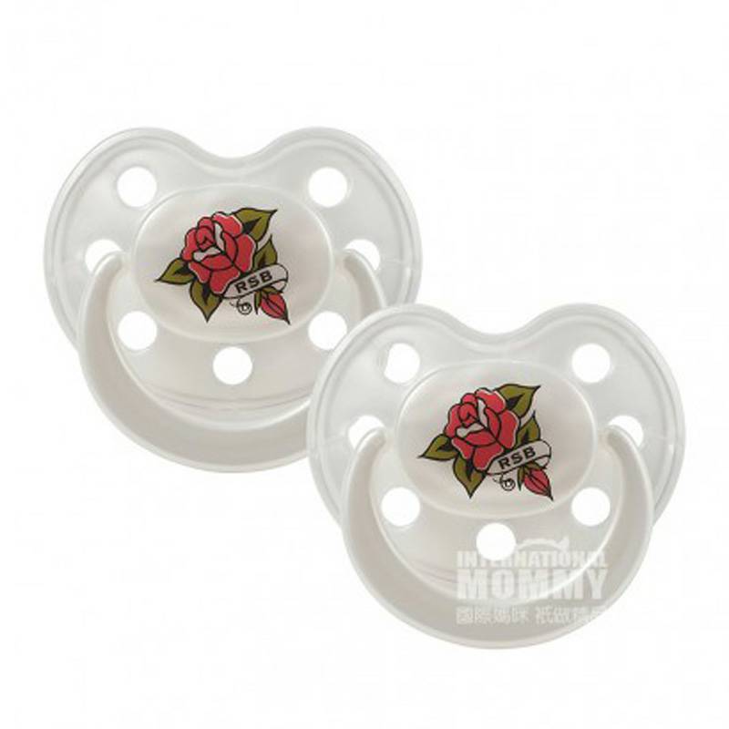 ROCK STAR BABY 독일아기실리콘젖꼭지 2 팩 0-6 개월해외버전