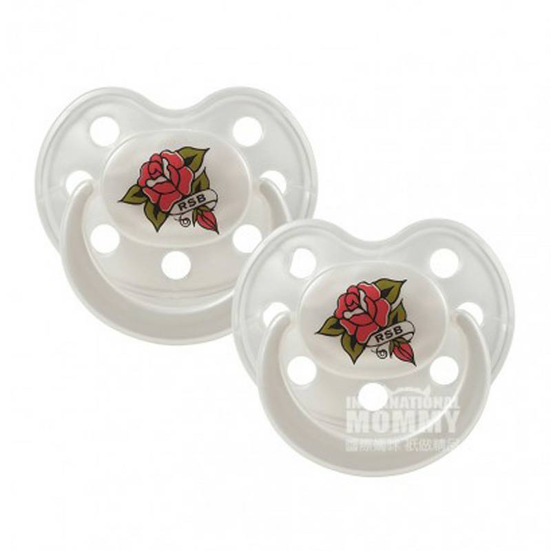 ROCK STAR BABY 독일실리콘젖꼭지 2 팩 6-18 개월해외버전