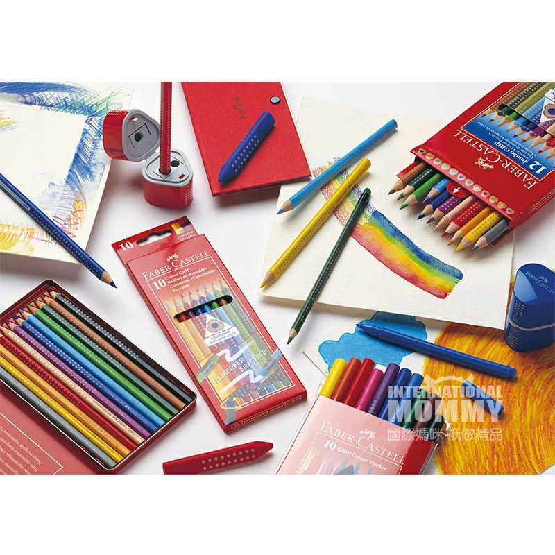 FABER－CATELL 독일 12 색손잡이컬러연필해외버전