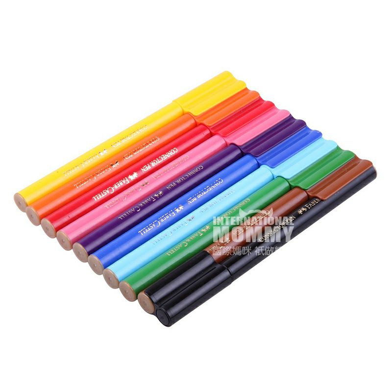 FABER-CASTELL 독일 10 색빌딩블록어린이수채화브러시해외판철자수