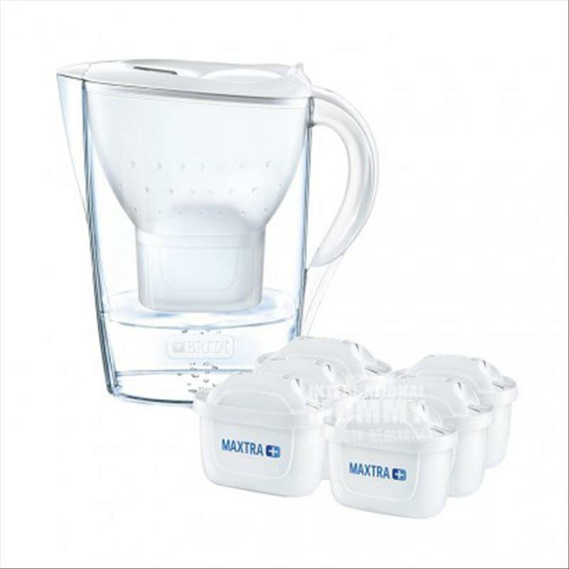 BRITA 독일필터링주전자흰색세트에 6 필터해외버전포함