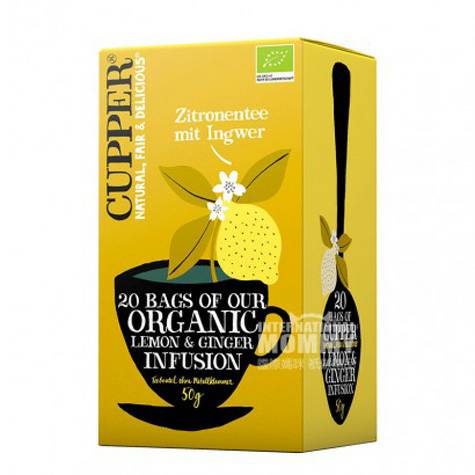 CUPPER 독일 CUPPER 천연유기농생강레몬티해외판