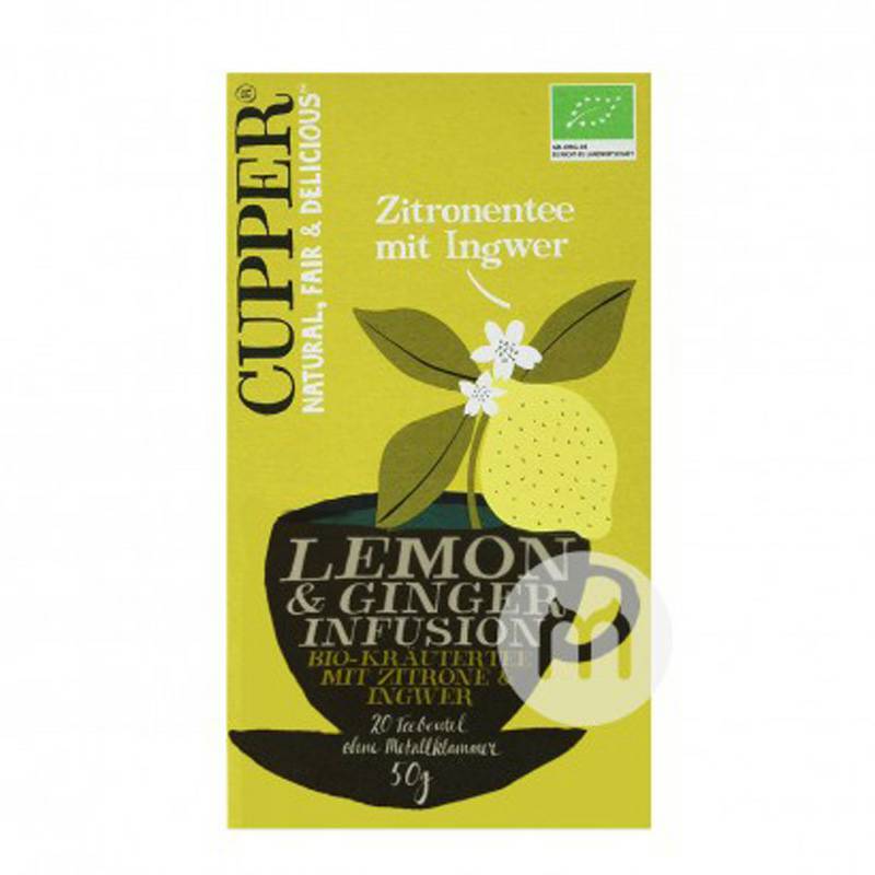 CUPPER 독일 CUPPER 천연유기농생강레몬티해외판