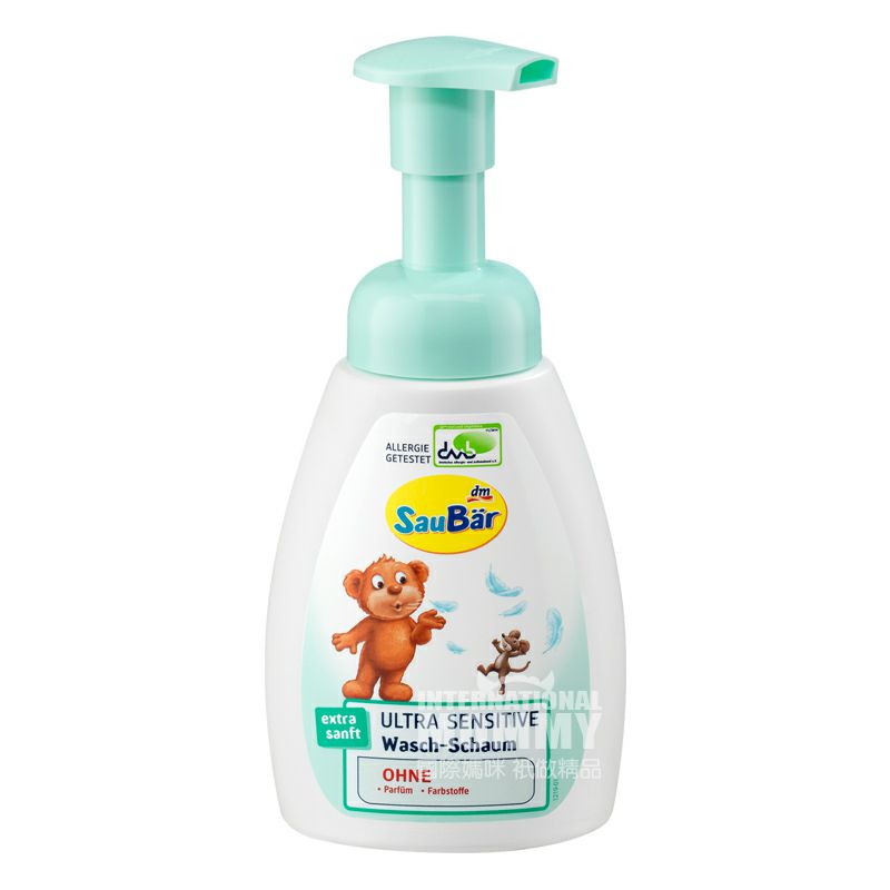 Saubar 독일 Saubar 어린이얼굴세척손세척부드러운거품우유해외버전