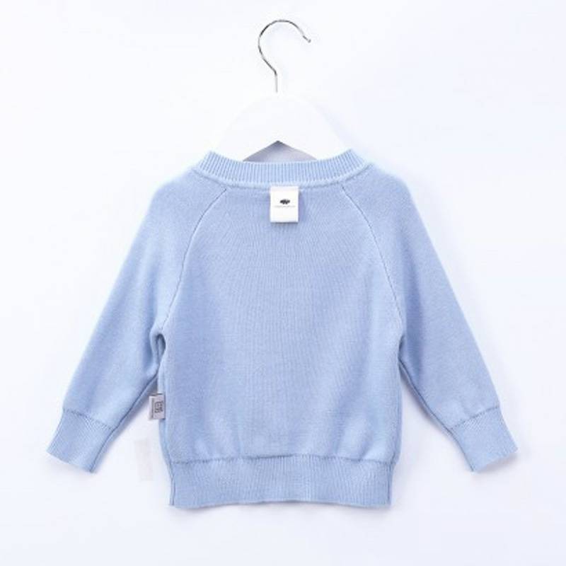 Verantwortung 남성과여성의아기유기농유럽클래식더블레이어니트카디건재킷