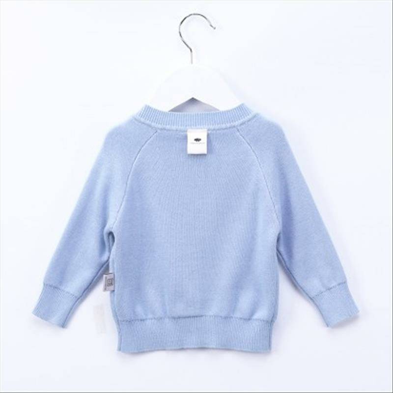 Verantwortung 남녀아기유기농유럽클래식더블레이어니트카디건재킷