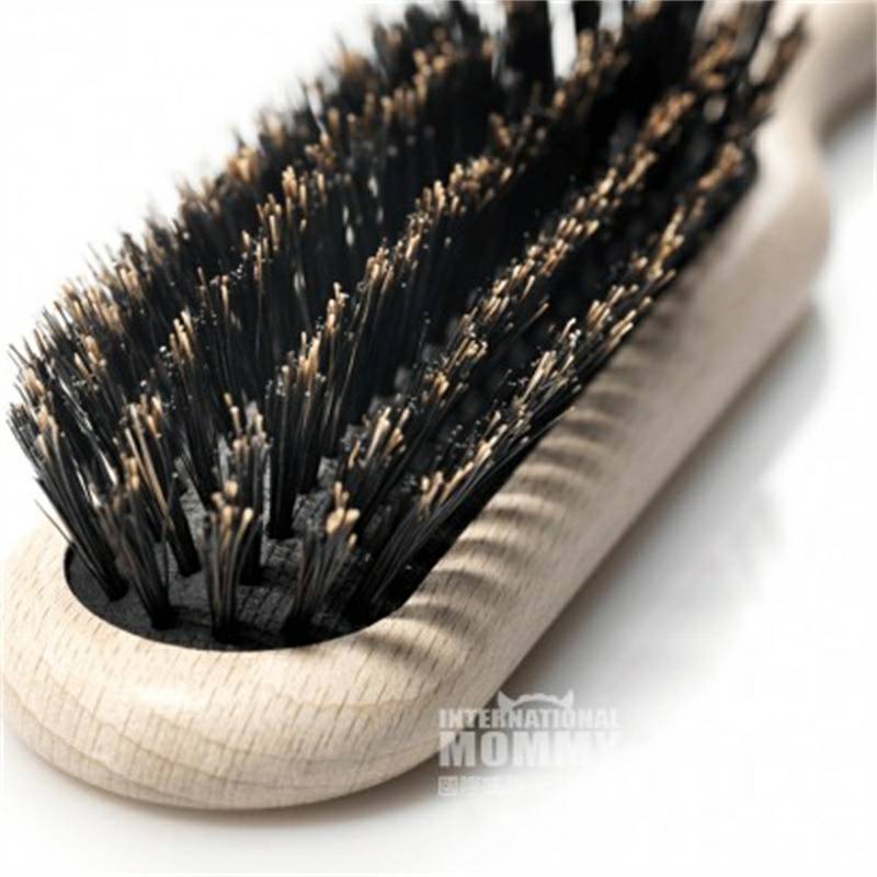 Ebelin 독일어멧돼지갈기정전기방지유연한타원형좁은마사지빗해외버전