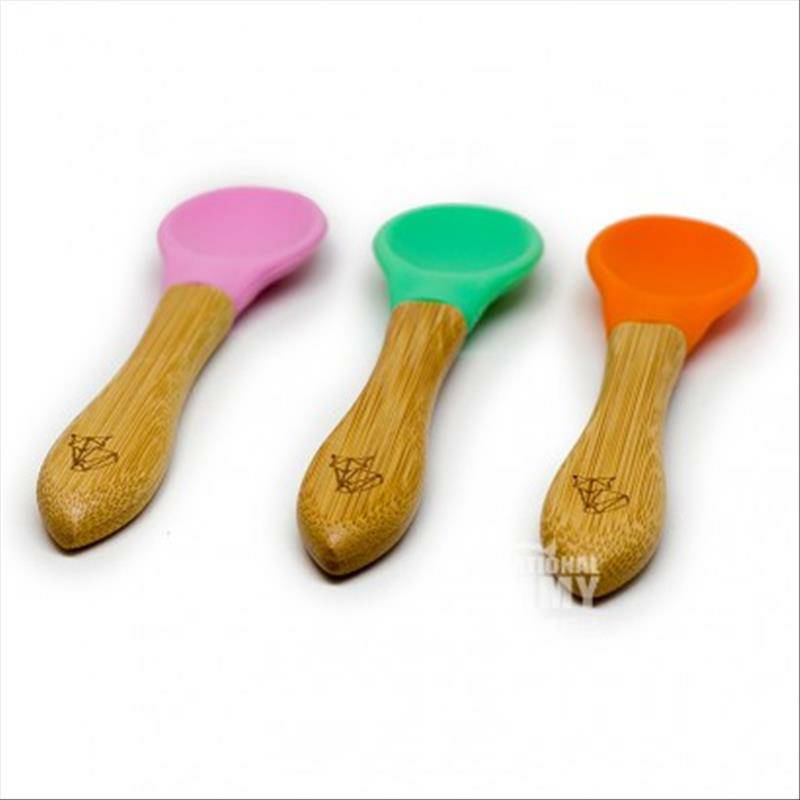 KLEINER FUCHS 독일 KLEINER FUCHS 천연대나무아기미끄럼방지흡입컵그릇숟가락세트해외버전