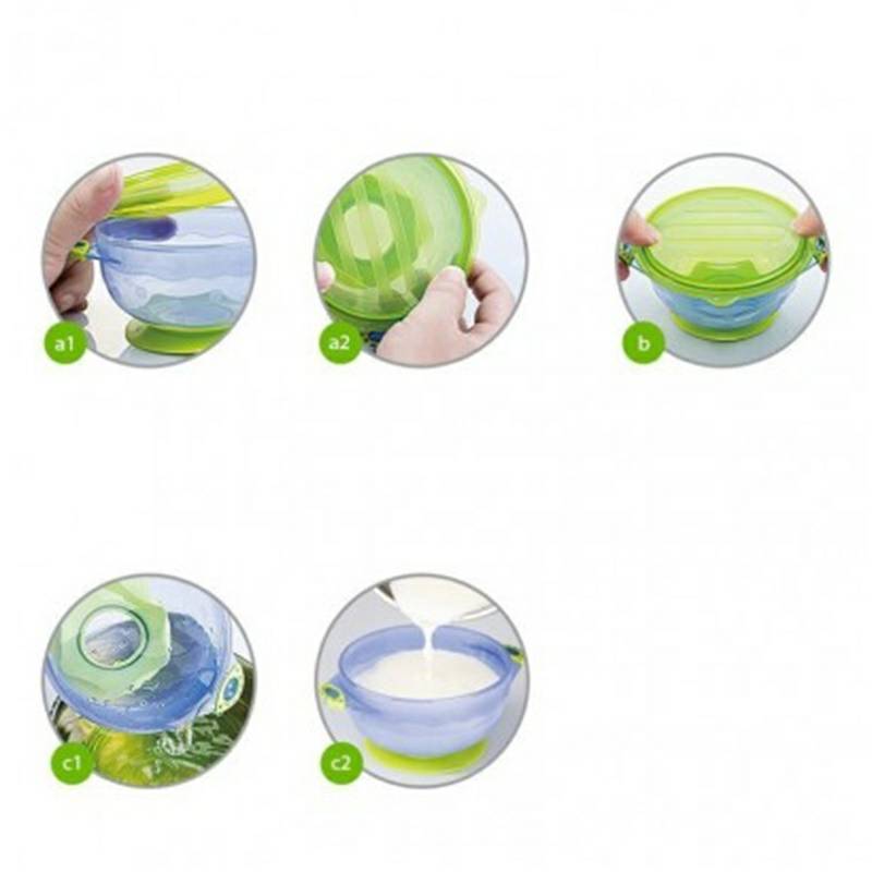 Yvonnelee 독일 Yvonnelee 베이비부드러운흡수그릇 3 종세트해외버전