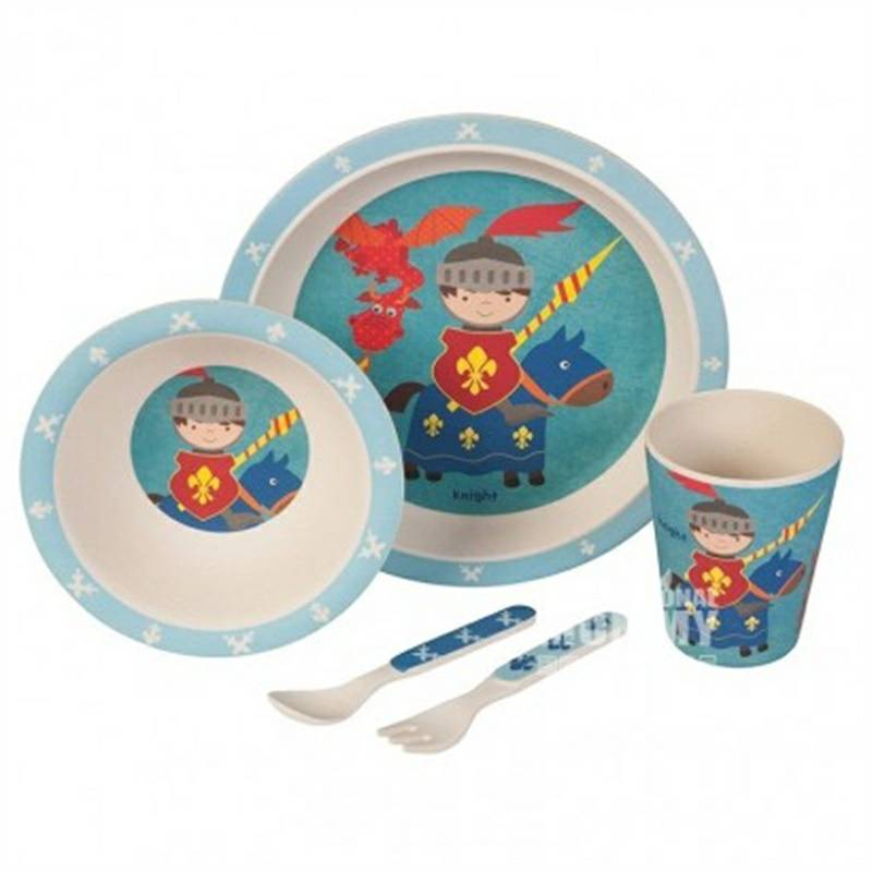 Kaufdichgruen 독일 Kaufdichgruen 천연대나무섬유어린이식기세트해외버전