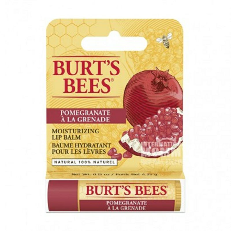 BURT S BEES 아메리칸내추럴레드석류소프트모이스춰라이징립밤해외버전