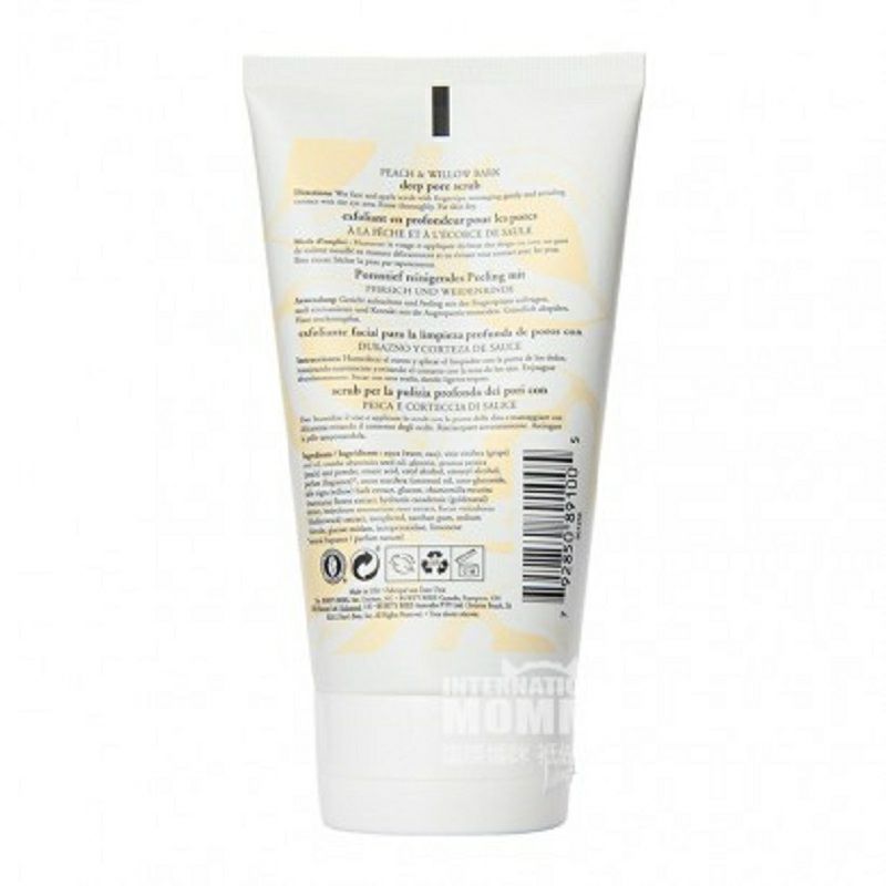 BURT S BEES 미국복숭아버들가지껍질각질제거스크럽해외버전