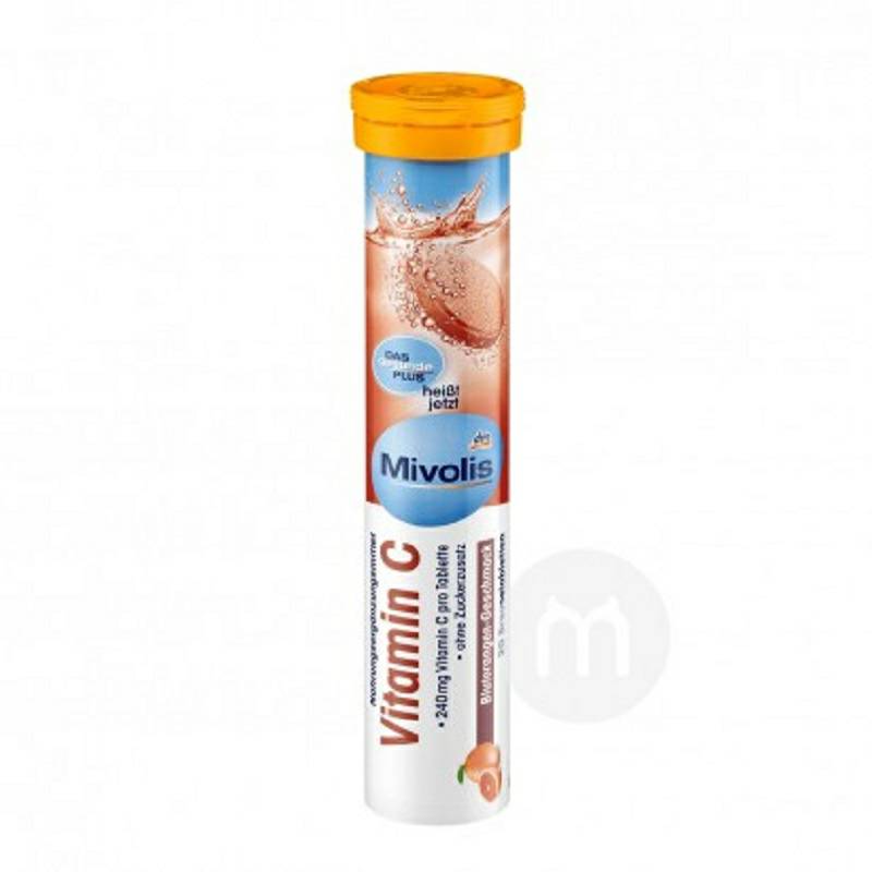Mivolis 독일 Mivolis 혈주황맛비타민 C 블렌징무설탕형 * 2 해외버전