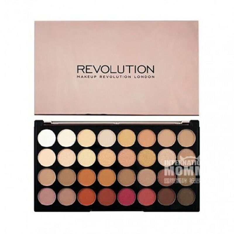 MAKEUP REVOLUTION 영국메이크업리볼루션 32 색복숭아색아이섀도우팔레트해외판
