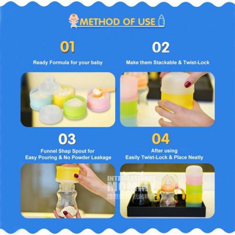 Kidsmile 독일 Kidsmile 4 층분유박스해외판