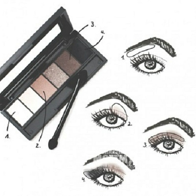 Trend IT UP 독일전문 6 색매혹아이섀도팔레트해외버전