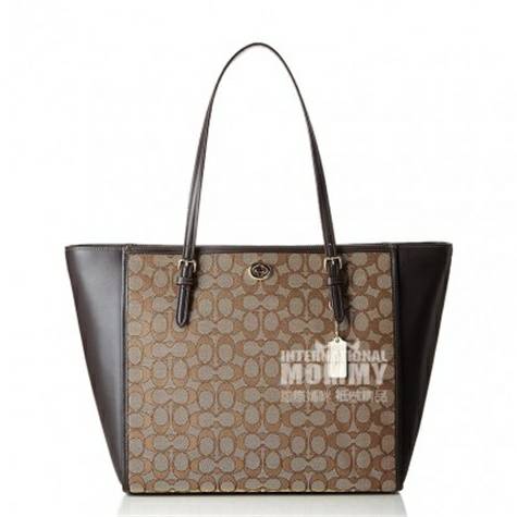 COACH 미국대용량여성캔버스핸드백숄더백해외판