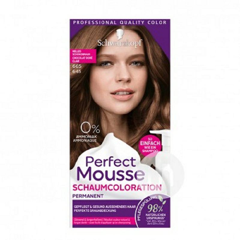 Schwarzkopf 독일암모니아프리폼무스염색약다색옵션해외버전