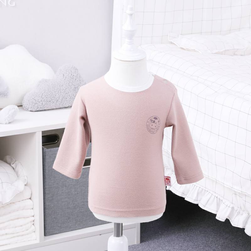 [2 장] Verantwortung 남녀베이비오가닉면긴팔셔츠클래식가디건 + 오가디건팬츠러블리리본그레이