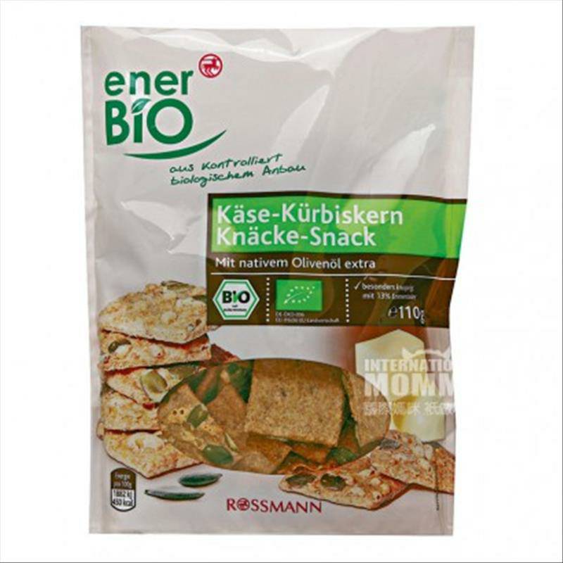 Ener BiO 독일 Ener BiO 유기농치즈호박씨앗크래커 * 4 해외버전
