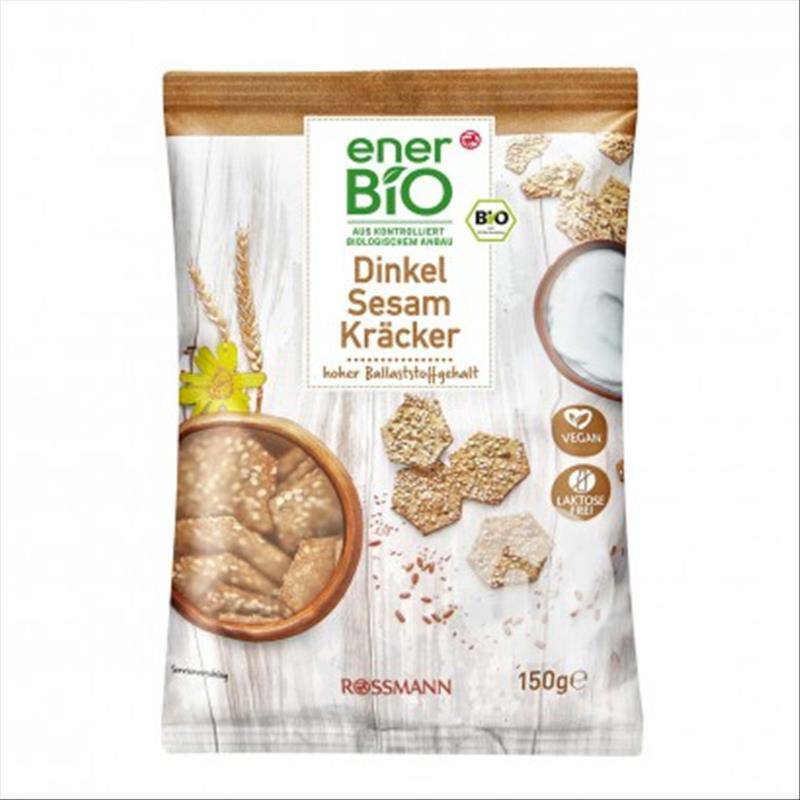 Ener BiO 독일 Ener BiO 유기농참깨통밀비스킷 * 4 해외버전