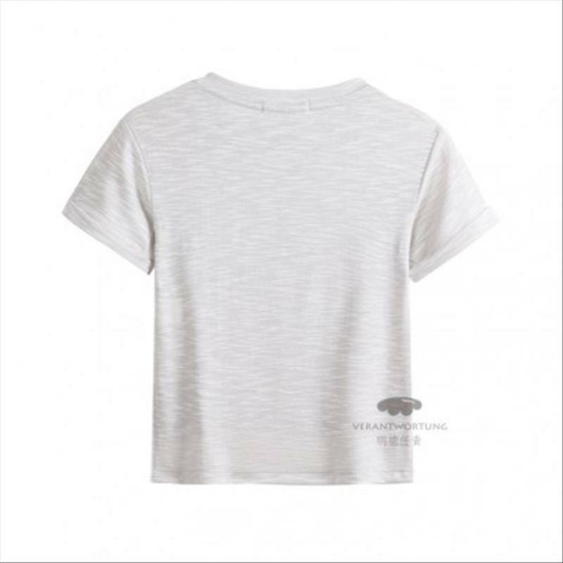 [2 조각] Verantwortung 남녀아기패션성격반팔롤슬리브티셔츠밝은회색 + 신선한유럽과미국스타일의봄과가을얇은 PP 바지녹색