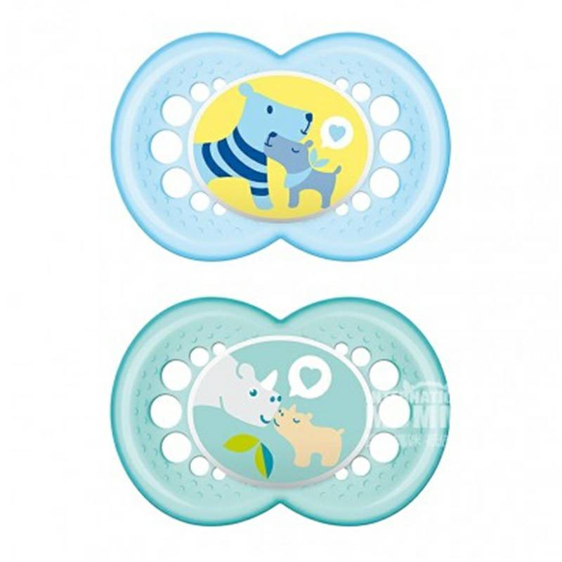 MAM 오스트리아오리지널시리즈실리콘젖꼭지 6-16 개월 2 팩해외판