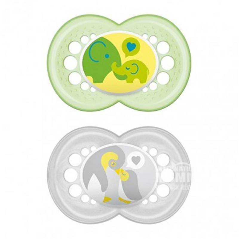 MAM 오스트리아오리지널시리즈실리콘젖꼭지 6-16 개월 2 팩해외판