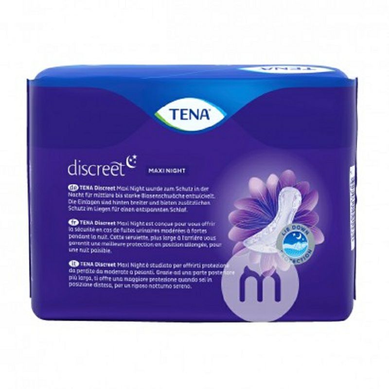 TENA 독일통기성밤생리대 6 방울 * 2 해외버전