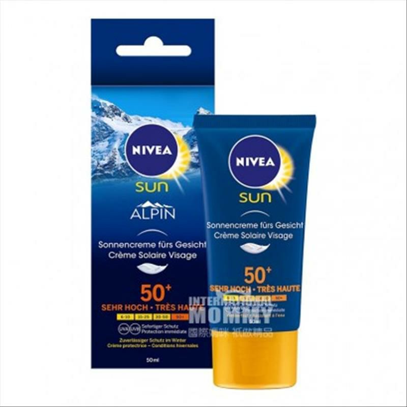NIVEA 독일어알파인페이셜선스크린 SPF50 + 해외판