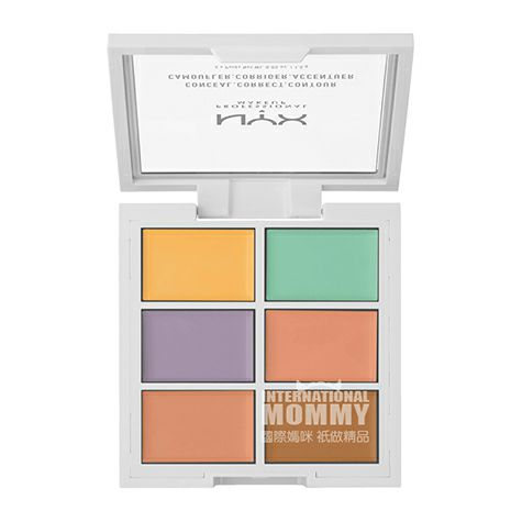 NYX 미국 6 색컨실러섀도복구디스크해외판