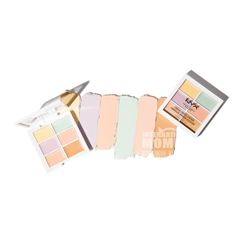 NYX 미국 6 색컨실러섀도복구디스크해외판