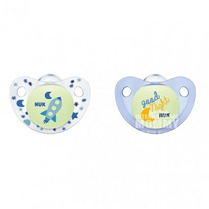 NUK 독일수면형신생아실리콘젖꼭지 0-6 개월 2 팩해외판