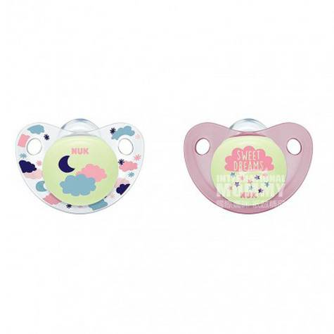 NUK 독일잠자는아기실리콘젖꼭지 18 PC-36 개월두팩해외버전