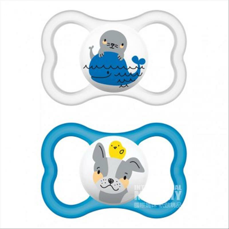 MAM 오스트리아 16 개월이상통기성부드러운실리콘젖꼭지두소년모델해외버전