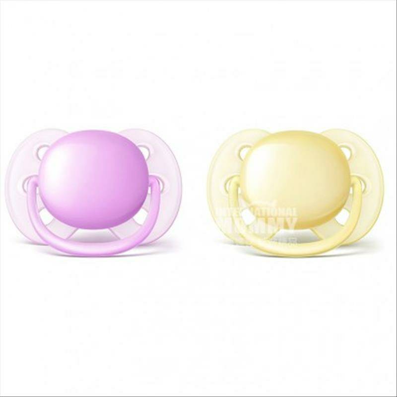 PHILIPS AVENT 아벤트영국슈퍼부드러운단색젖꼭지 0-6 개월두팩해외버전