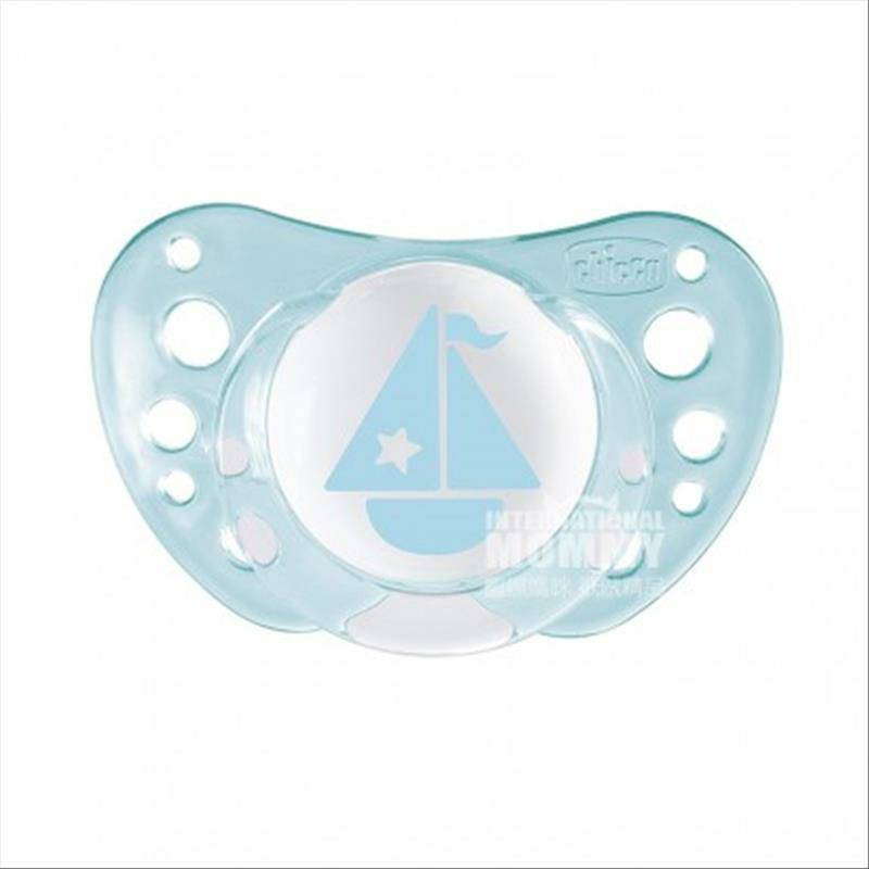 Chicco이탈리아아기만화패턴실리콘젖꼭지두팩 0-6 개월해외버전