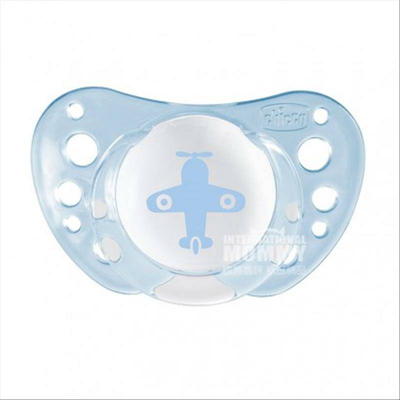 Chicco이탈리아아기만화패턴실리콘젖꼭지두팩 0-6 개월해외버전