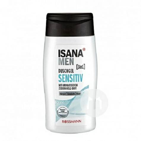ISANA 독일남성용샴푸및목욕 2-in-1 민감한근육바디워시 *...