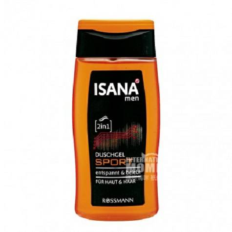 ISANA 독일남성용샴푸및목욕 2-in-1 스포츠바디워시 * 2...