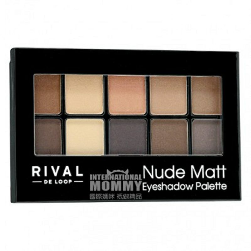 Rival de Loop라이벌드루프독일누드매트 10 컬러아이섀도우팔레트해외버전