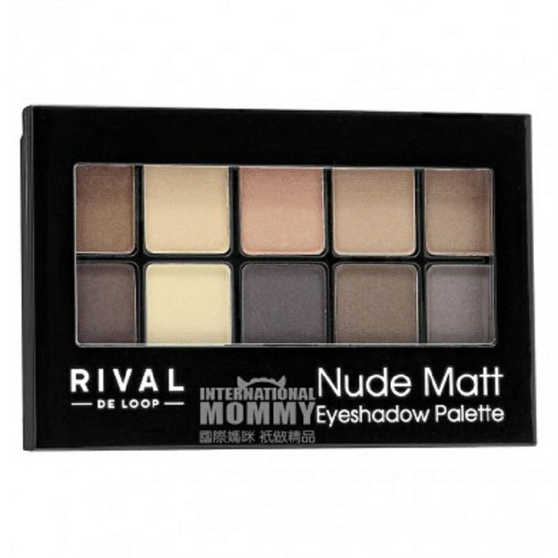 Rival de Loop라이벌드루프독일누드매트 10 컬러아이섀도우팔레트해외버전