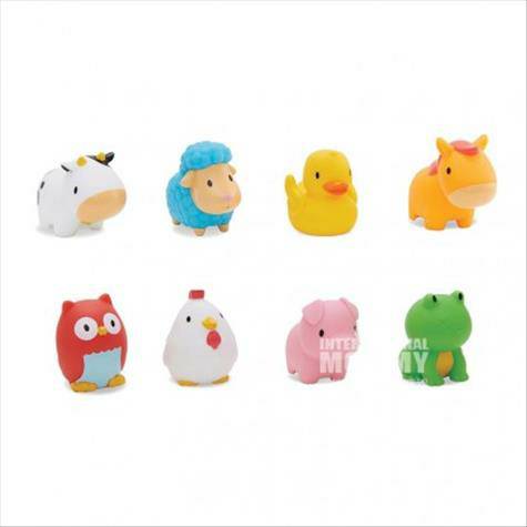 Munchkin 미국농장동물목욕물스프레이장난감 8 팩해외버전