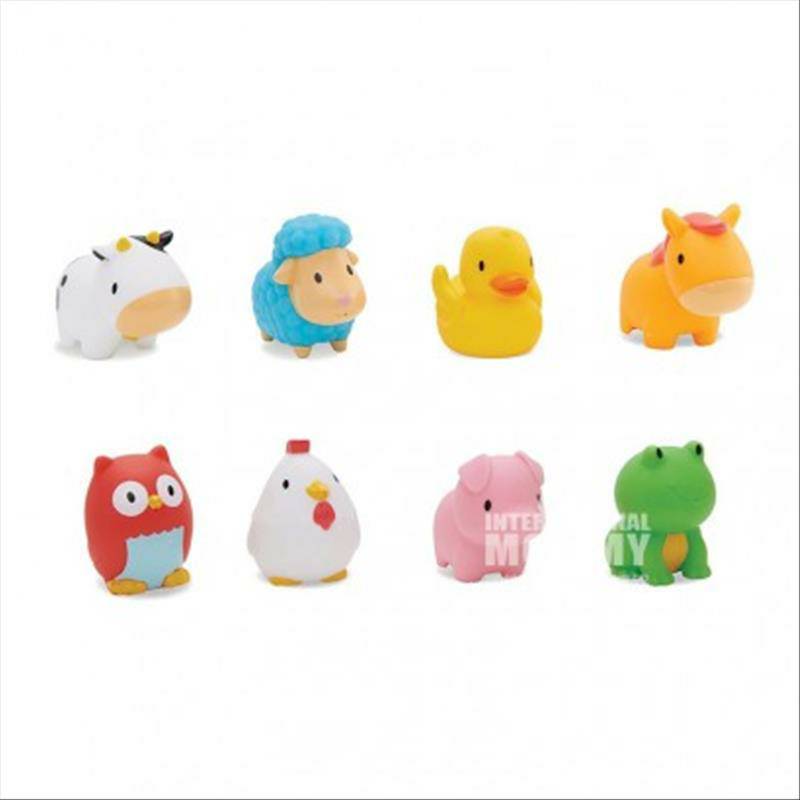 Munchkin 미국농장동물목욕물스프레이장난감 8 팩해외버전